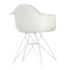 Cadeira de Braços em Plástico Eames DAR / Base Branca